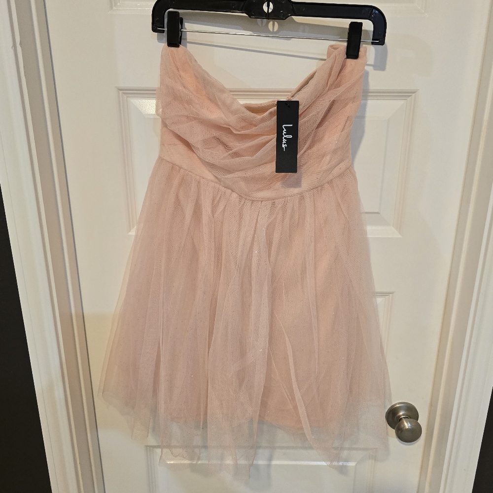 Strapless dress
